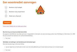 hypothecaire lening ing