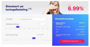 persoonlijke lening simulatie argenta