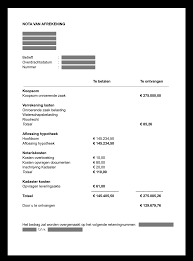 kosten notaris bij verkoop huis