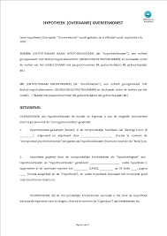 overname hypothecaire lening