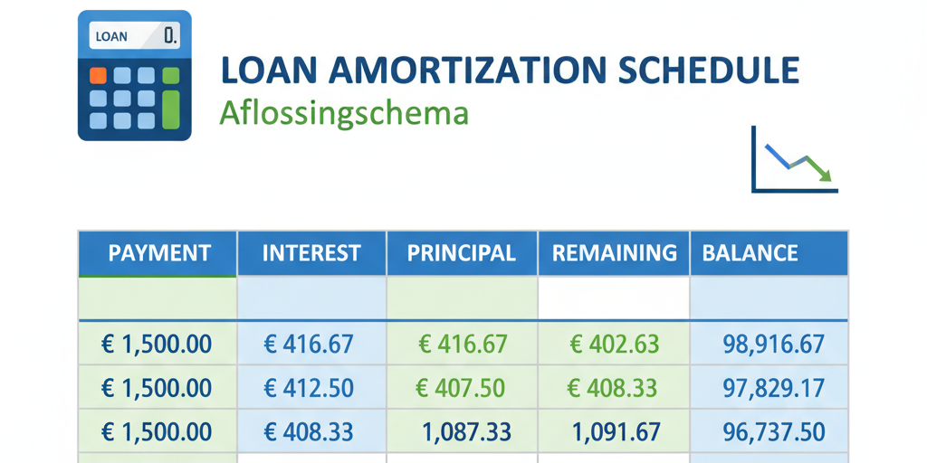 lening aflossen